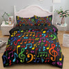 Rainbow Music Style Bedding Set