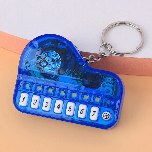 Mini Music Electronic Piano Keychain