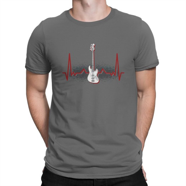 Bass Guitar Heartbeat T-shirt
