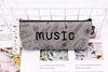Triangle Music Pencil Bags