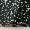 Music Notes Cotton Fabric