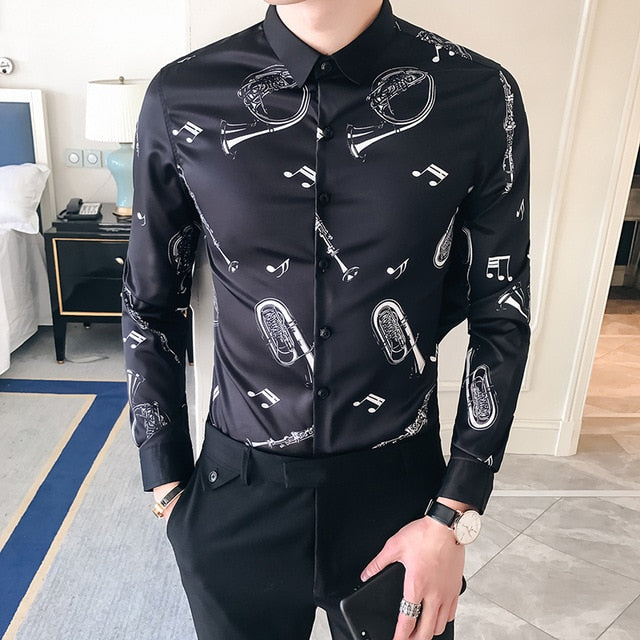 Musical Trumpet Casual Shirts