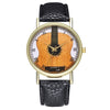 Free - Guitar Leather Wristwatches