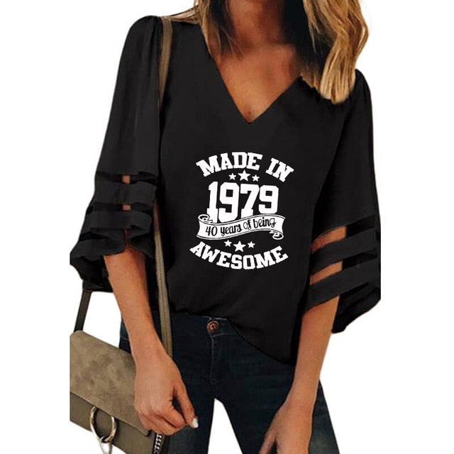 Made In 1979 Awesome Casual Top