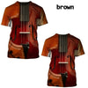 Creative Violin Printed T-shirt Collection