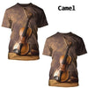 Creative Violin Printed T-shirt Collection