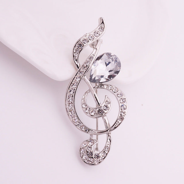 Crystal Music Note Brooches™ - Artistic Pod Review