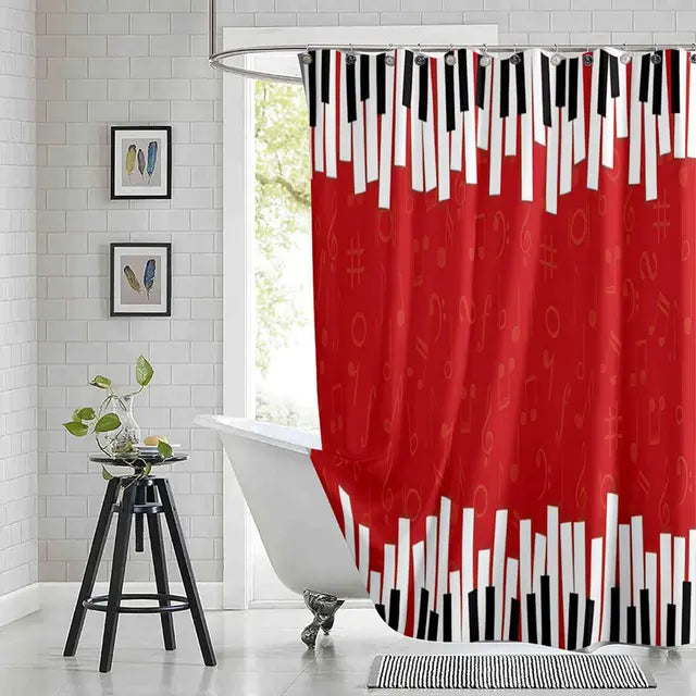 Piano & Music Lovers Shower Curtain