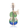 Elegant Violin Pin Brooch
