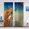 Guitar Tulle Curtain