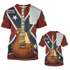 Guitar Graphic O-Neck T-Shirt