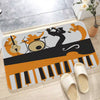 Piano Music Printed Household Doormats