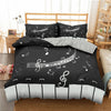 Music B&W 3D Bedding Set