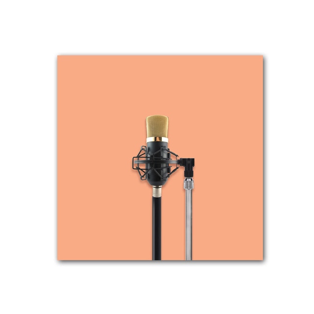 Modern Color Music Elements Wall Art