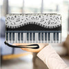 Piano Music Note Long Wallet