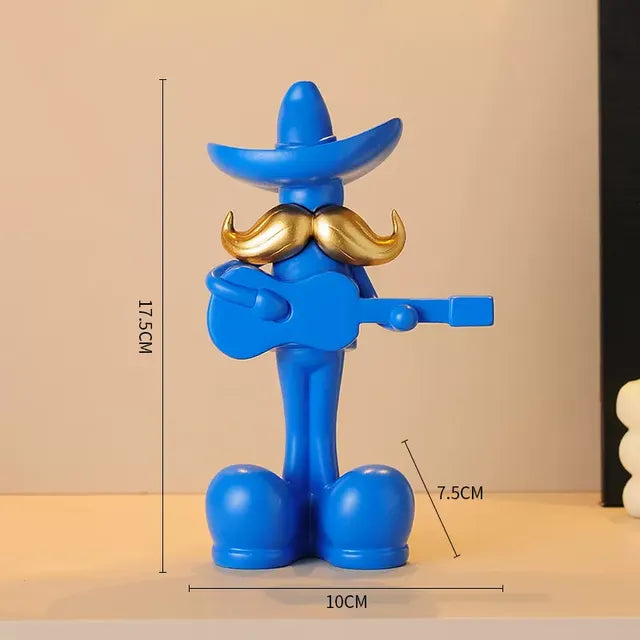 Resin Music Band Statue