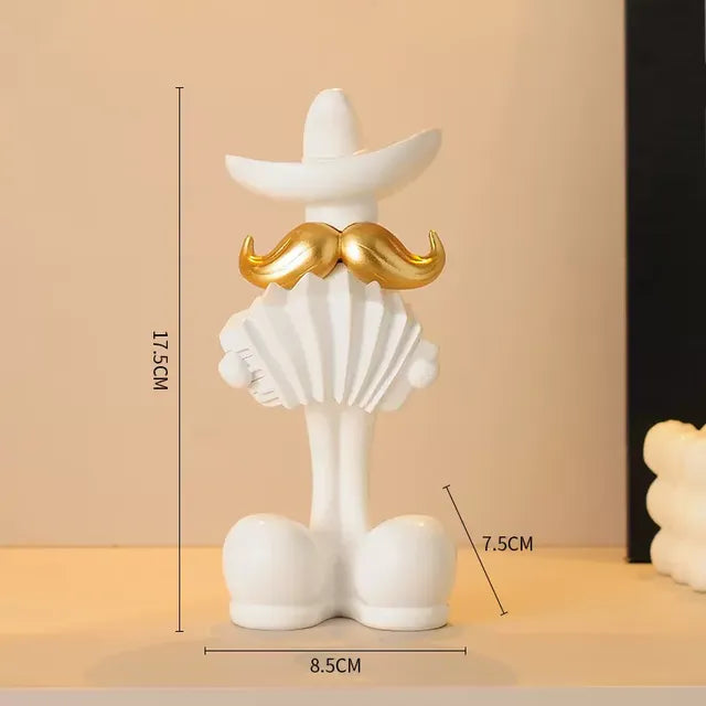 Resin Music Band Statue