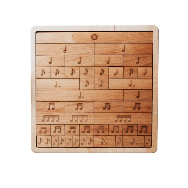 Music Notes Puzzle And Ornament