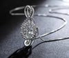 Musical Note Crystal Necklace