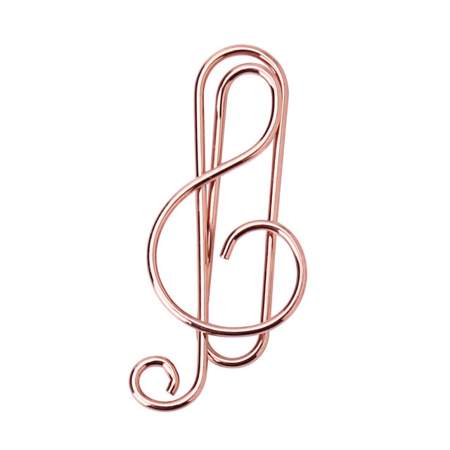 10 Pcs Music Notes Metal Paperclip - Treble Clef - { shop_name }} - Review