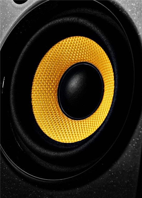 Yellow Music Creative Wall Art