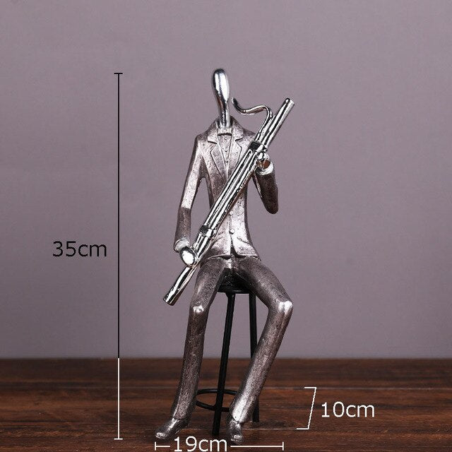 Musicians Band Character Statue