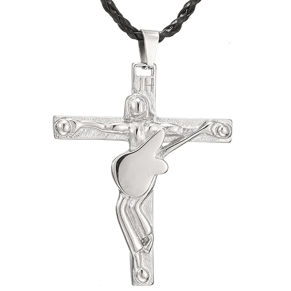 Guitar Cross Pendant Necklace