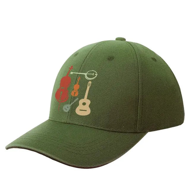 Music Instruments Baseball Cap