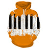 Yellow Piano Keys Hoodie