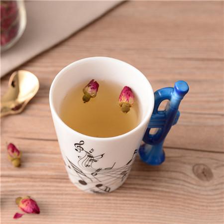 Novelty Guitar Ceramic Cup Personality Music Note - Artistic Pod