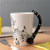 Novelty Guitar Ceramic Cup Personality Music Note - Artistic Pod