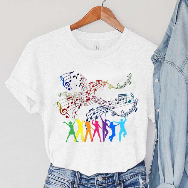 Zumba Music Note  T-shirt