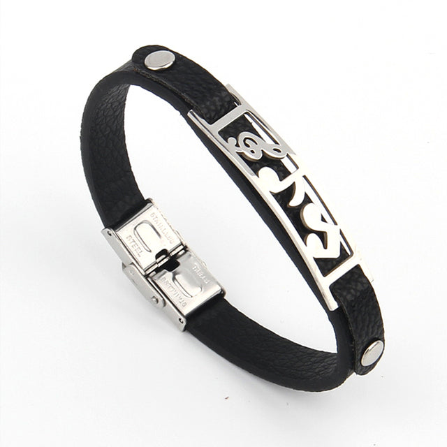 Cool Music Leather Bracelet