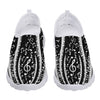 Piano Key Pattern Mesh Shoes