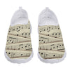 Piano Key Pattern Mesh Shoes