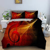 Music Note Piano Bedding Set