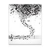 Music Notes Piano Blanket
