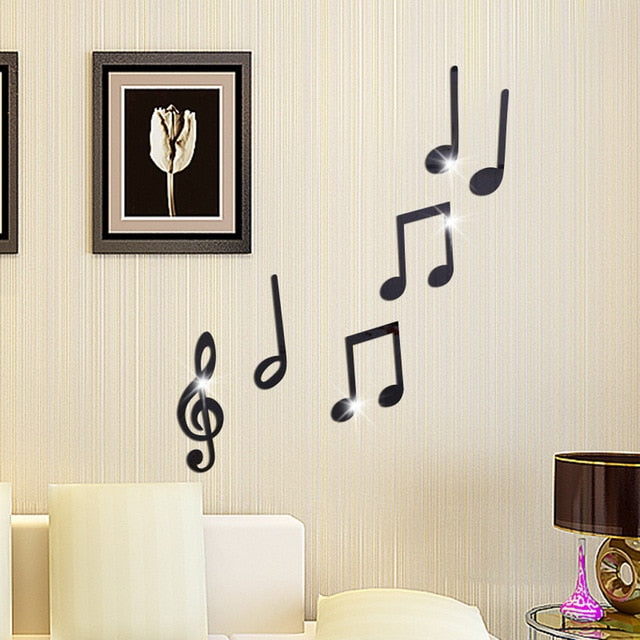 Free - Art Music Notes Wall Sticker