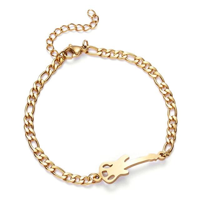 Music Notes Gold Bracelet