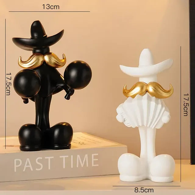 Resin Music Band Statue