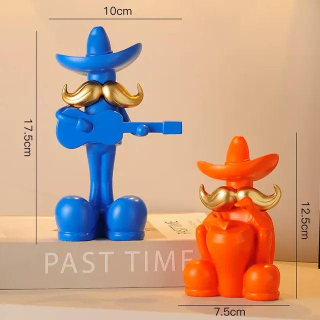 Resin Music Band Statue