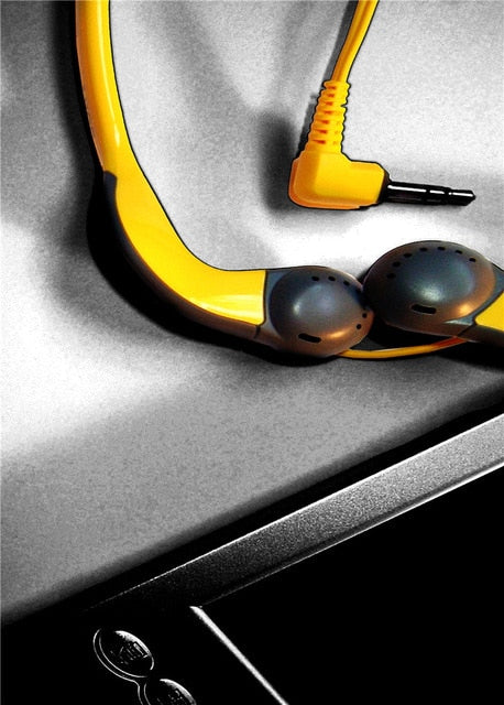 Yellow Music Creative Wall Art