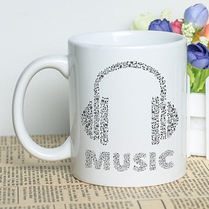 Music Notes Composed Design Mug