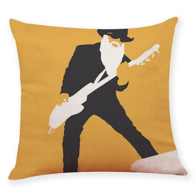 Musician Colorful Pillowcase