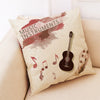 Musical Instrument Beige Pillowcase