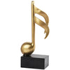 Golden Music Notes Ornament