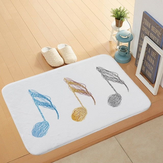 Anti-slip Music Floor Mat