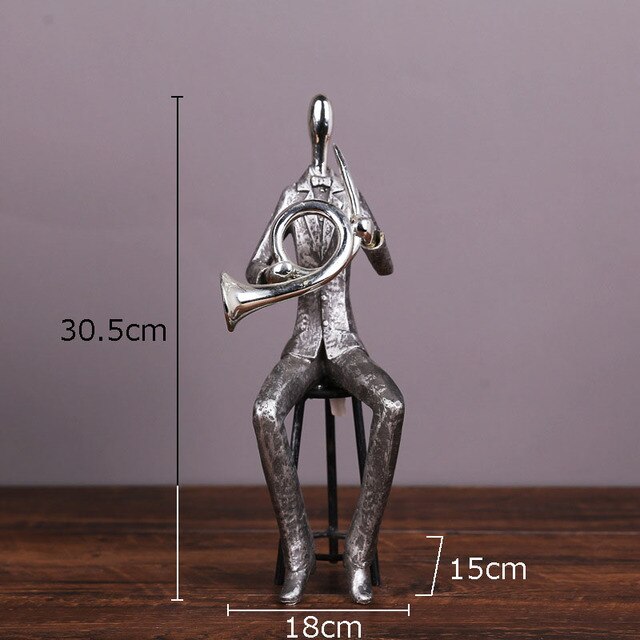 Musicians Band Character Statue