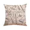 Music Printed Cushion Cover