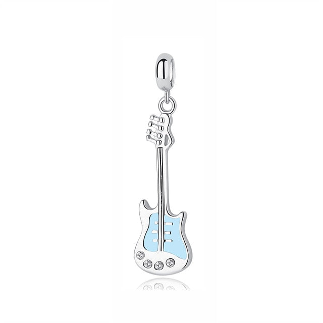 Music 925 Sterling Silver Bead